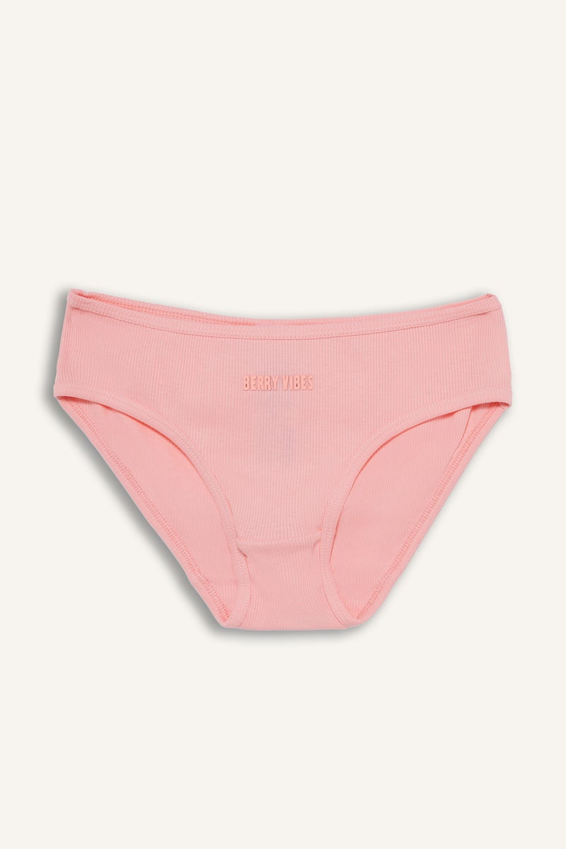 DeFacto Girl Camisole 3 piece Slogan Slip Panty - Image 2