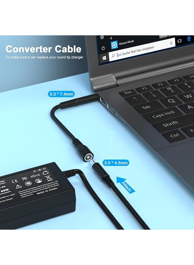 Terabyte 65W Laptop Charger for Dell Latitude 13 3301 3310 3390 14 3400 3410 3420 3490 15 3500 3510 3520 3590 Vostro 13 5301 5390 14 5401 5402 5490 15 3558 3559 - UL Listed Adapter - Image 3