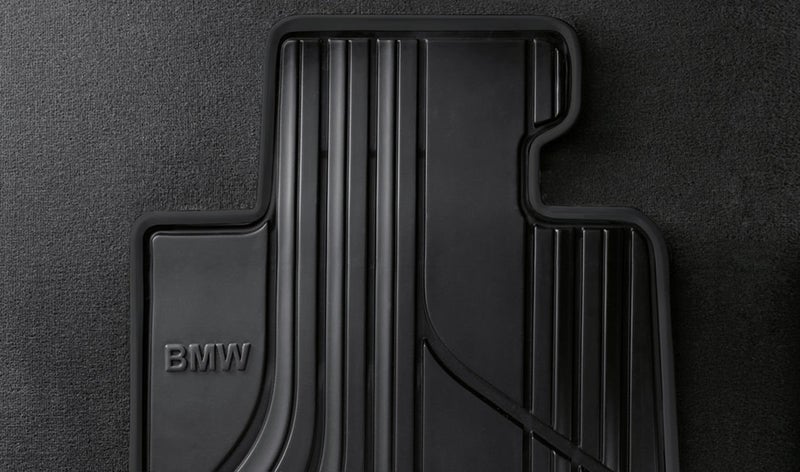 BMW 51472210208 Basic Line AllWeather Floor Mats for F22F33 2 Series and F87 M2 Set of 2 Front Mats