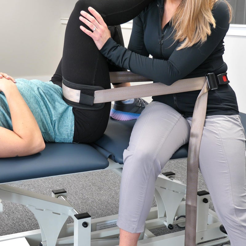 او بي تي بي حزام تعبئة Optp - 8 حزام تعبئة للعلاج اليدوي قابل للتعديل - حزام من النايلون مع وسادة وزر ضغط للإبزيم من أجل الجر والثبات - Image 2