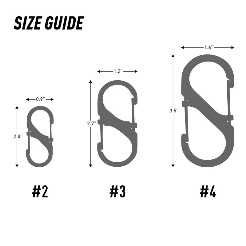 Nite IZE Size #3 S-Biner SlideLock Dual Locking Carabiner, Coyote - Image 4