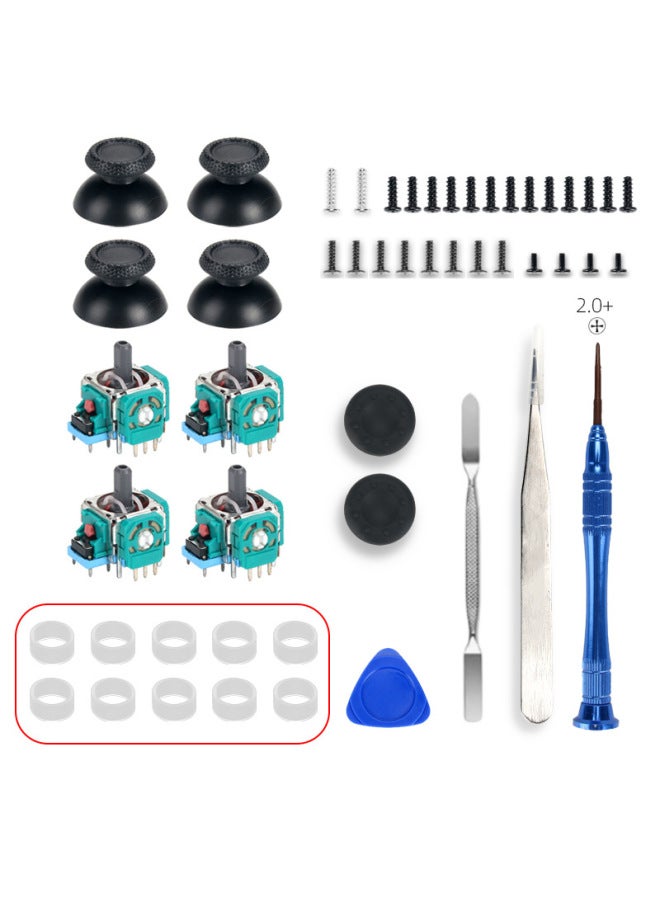 Applicable PS5 Rocker Lever Repair Replacement Screw Mushroom Head Plastic Cap Tool Suit 08-Product Color:P5-suit 19  - Image 1