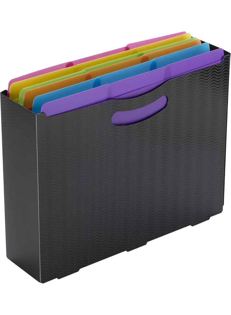 Smead SuperTab Poly Plastic File Folders for Documents, Set of 18 Plastic Folders, 1/3-Cut Tabs, File Folders Letter Size, Assorted Bright Colors, Office Supplies, School Supplies (10515) - Image 5