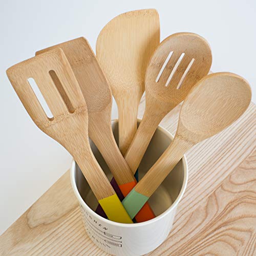 Now Designs Bamboo Utensils, Set of 5, Multi-Color, 1 ea, (5044001) - Image 3