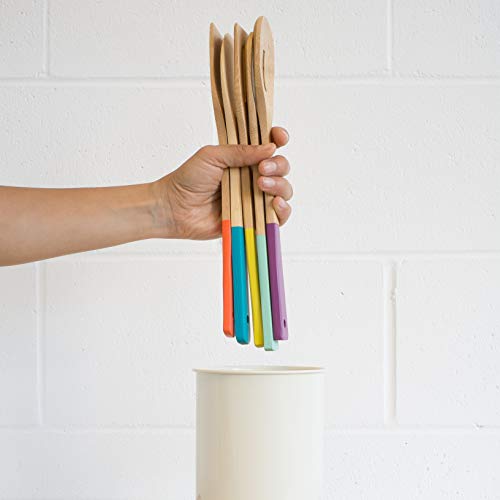 Now Designs Bamboo Utensils, Set of 5, Multi-Color, 1 ea, (5044001) - Image 5