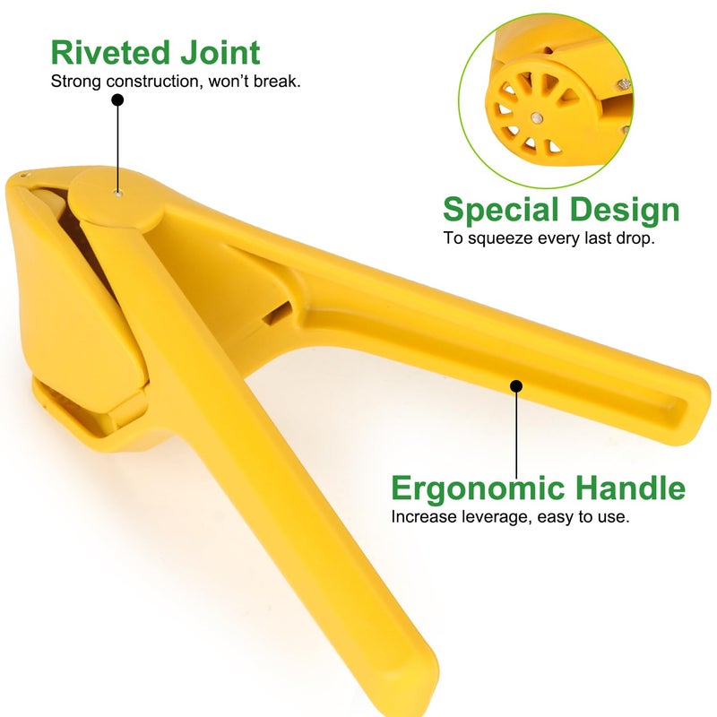 Loorri Lemon Squeezer Lemon Juicer Hand Lime Squeezer Large Manual Citrus Press That Folds Flat for Space Ergonomic Design with Sideways Pivot for Fruit Lemon Lime Cirtus Easy to Use - Image 5