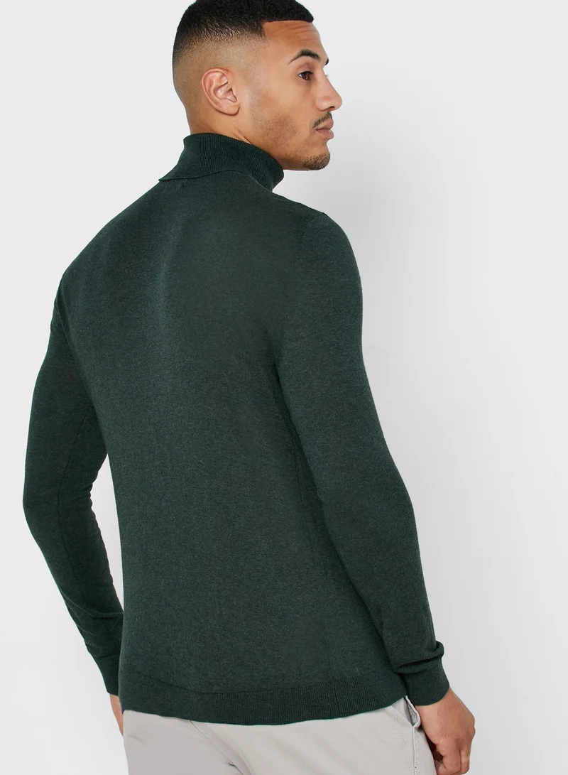 TOPMAN Basic Roll Neck Jumper
