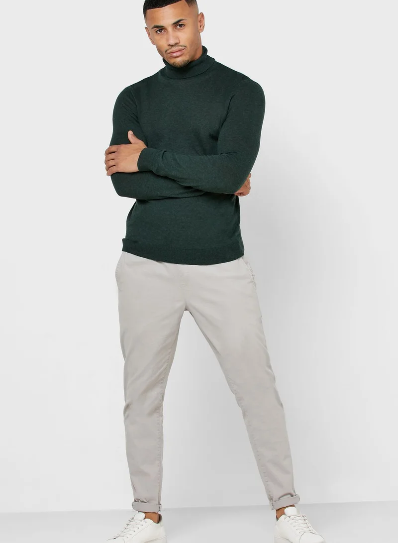 TOPMAN Basic Roll Neck Jumper