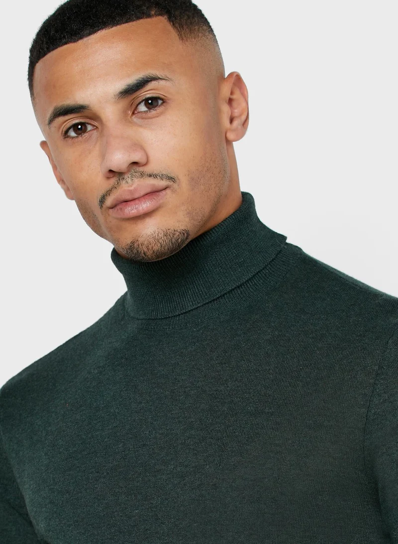 TOPMAN Basic Roll Neck Jumper