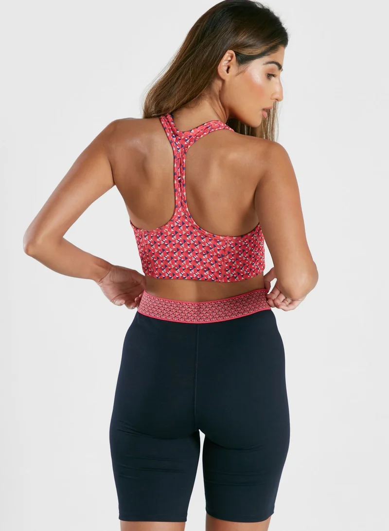 TOMMY HILFIGER Mid Intensity Aop Racer Bra