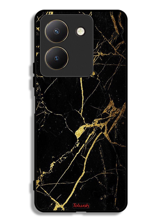 Tolwak vivo Y27s Protective Case Cover Crack Marble - Image 1