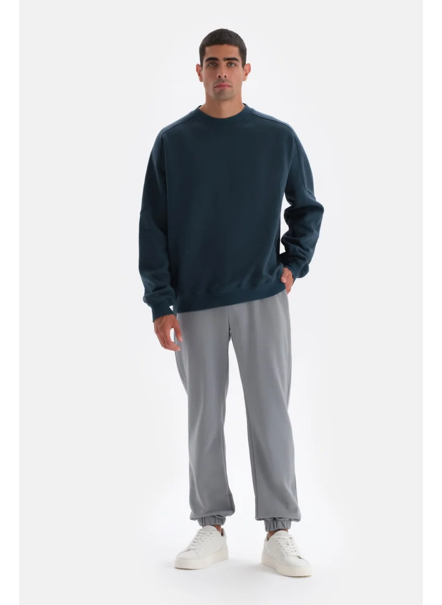 داجي Gray Rubber Leg Tracksuit Bottom