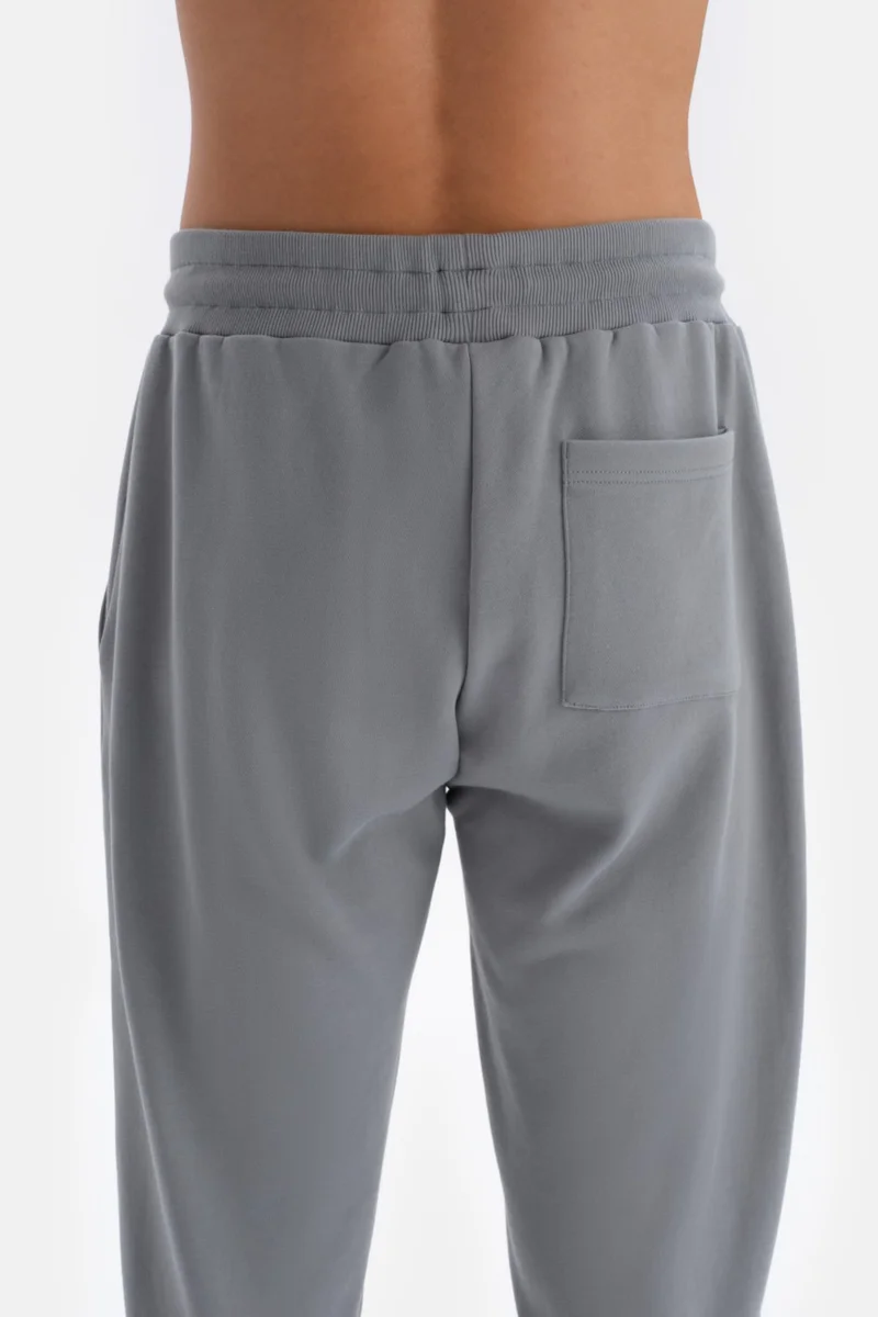 dagi Gray Rubber Leg Tracksuit Bottom