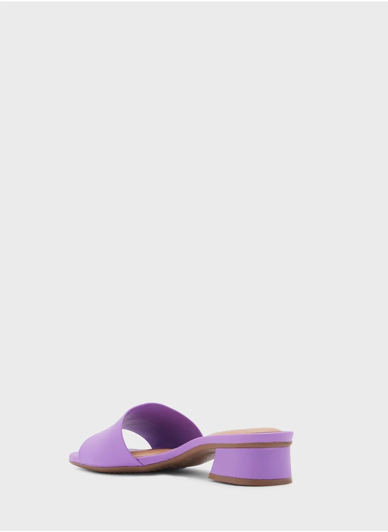 VIZZANO Sadie Single Strap Low Heel Sandals