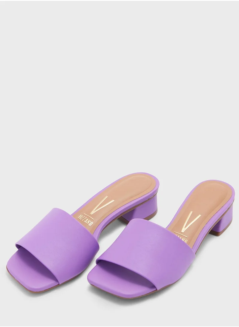 VIZZANO Sadie Single Strap Low Heel Sandals