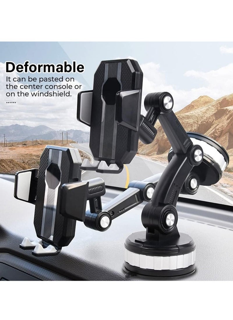JAJEEK "New Phone Mount for Car Center Console Stack – 2-Pack Super Adsorption Suction Cup Universal Phone Holder for Dashboard & Console" - Image 5