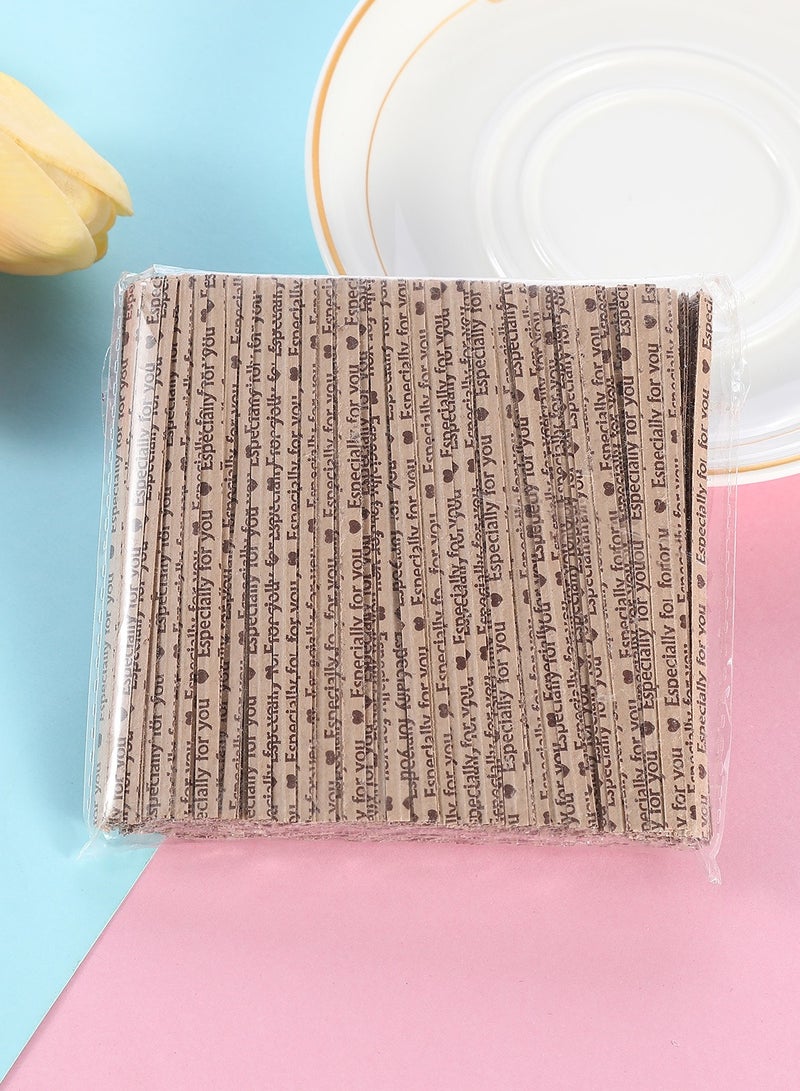Kraft paper Twist Ties, 700 Pcs Brown Foil Bread Bag Seals Twist Ties, 10cm Reusable wire Twist Ties for Bread, Lollipop, Coffee Bags, Airtight Snack Closure. Perfect for Gift Bags, Party Favors, Wrapping Bags, Cellophane Treat Bags, Bread & Candy Bags, Craft Project Sealing - Image 2
