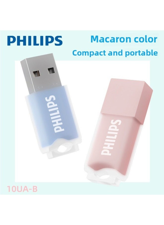 Philips 10Ua-B Mini USB Flash Drive Macaron Cute Mini Portable High Speed Computer Storage USB Flash Drive Gift Batch-Color:Cardamom Green-Capacity:32GB  - Image 2