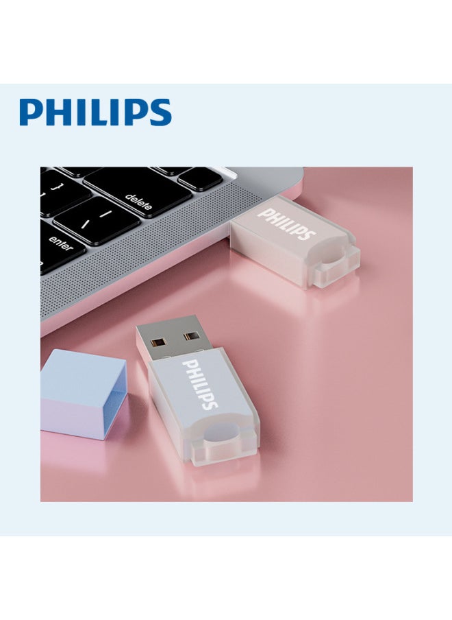 Philips 10Ua-B Mini USB Flash Drive Macaron Cute Mini Portable High Speed Computer Storage USB Flash Drive Gift Batch-Color:Cardamom Green-Capacity:32GB  - Image 5