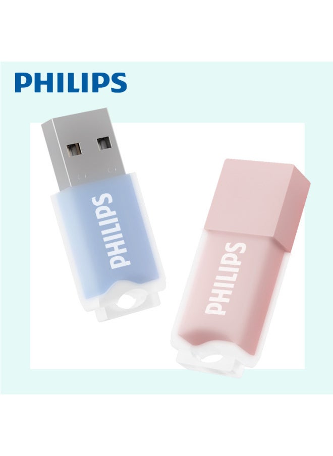 Philips 10Ua-B Mini USB Flash Drive Macaron Cute Mini Portable High Speed Computer Storage USB Flash Drive Gift Batch-Color:Cardamom Green-Capacity:32GB  - Image 4