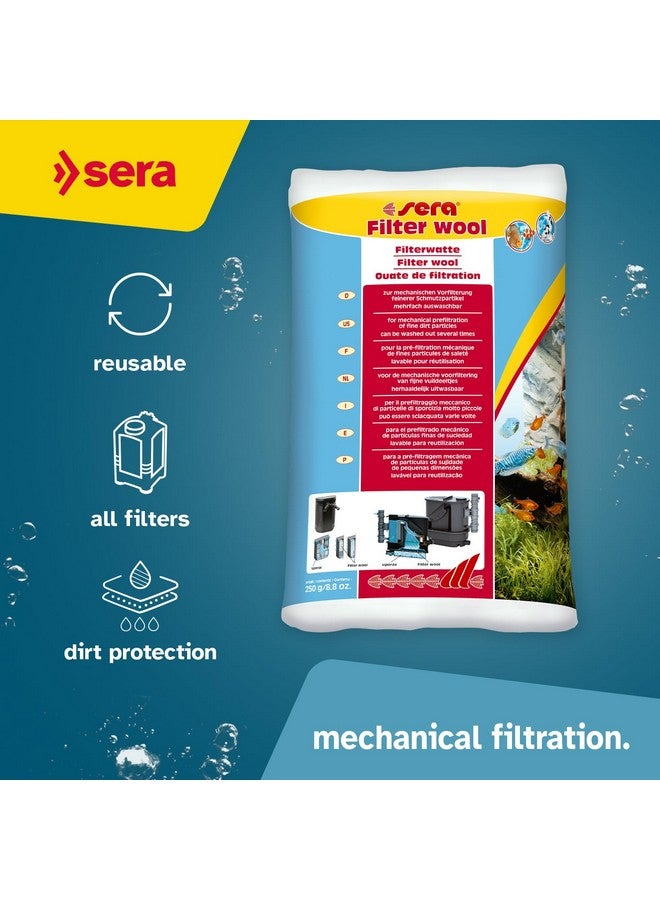 سيرا فلتر صوف سيرا | فلتر ميكانيكي مسبق لتحسين صفاء مياه حوض السمك | قابل لإعادة الاستخدام وصديق للبيئة | متوافق مع جميع المرشحات | مناسب لأحواض المياه العذبة والمالحة | سهل الصيانة | عالي السعة - Image 2