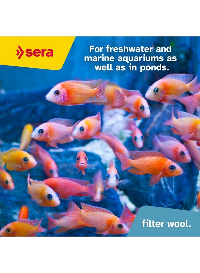 سيرا فلتر صوف سيرا | فلتر ميكانيكي مسبق لتحسين صفاء مياه حوض السمك | قابل لإعادة الاستخدام وصديق للبيئة | متوافق مع جميع المرشحات | مناسب لأحواض المياه العذبة والمالحة | سهل الصيانة | عالي السعة - Image 3