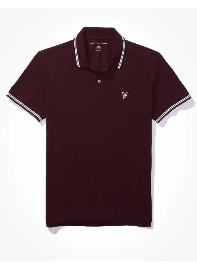 American Eagle Tipped Polo