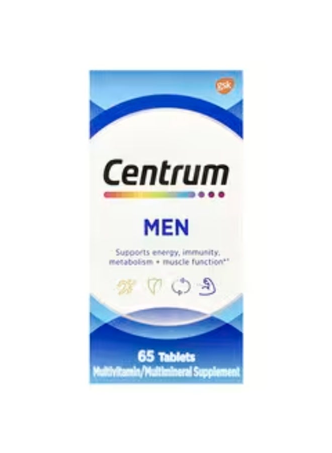 Centrum Men Centrum, Men Multivitamin, 65 Tablets
