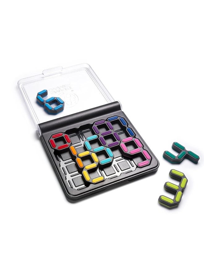 SmartGames - SmartGames IQ Digits Math Deduction Travel Game for Ages 7 - Adult with 120 Challenges - Image 1