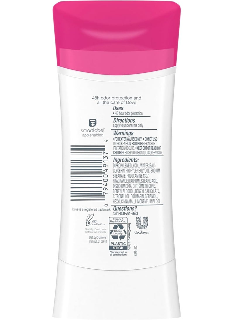 Dove Deodorant Stick Teens Strawberry Sparkle - 74 gm - Image 2