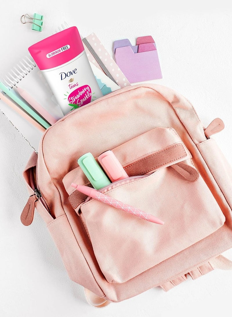 Dove Deodorant Stick Teens Strawberry Sparkle - 74 gm - Image 4