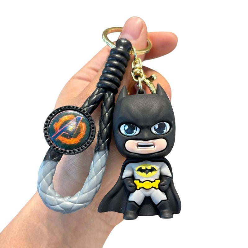 FowWelt Cartoon Characters Keychain for Girls Boys, Cute Silicon Keychains Accessories Keyring Key Purse Backpack Car Charms for Kids Gifts - Image 1