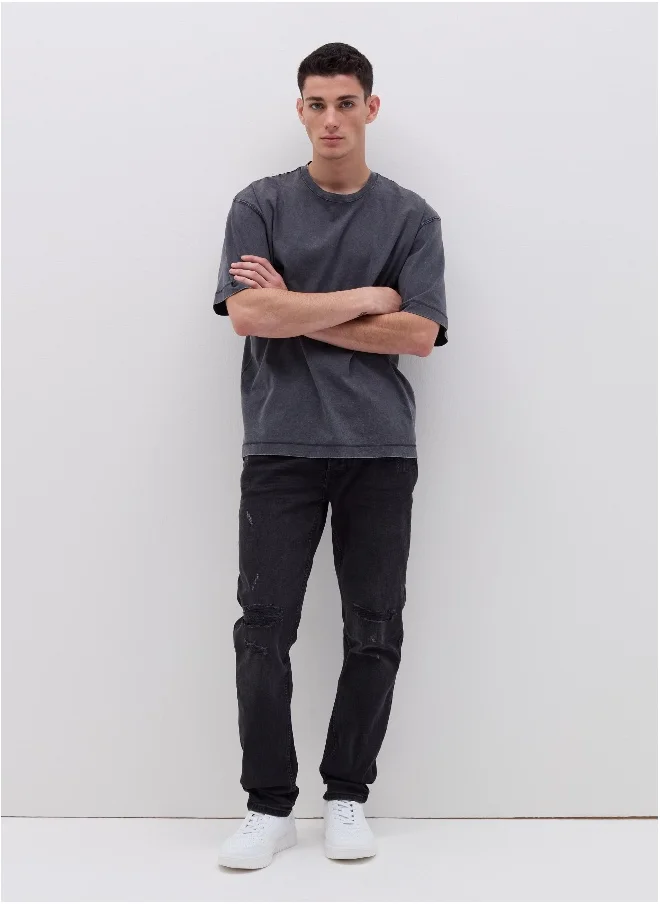 Ovs Cotton T-shirt with round neck