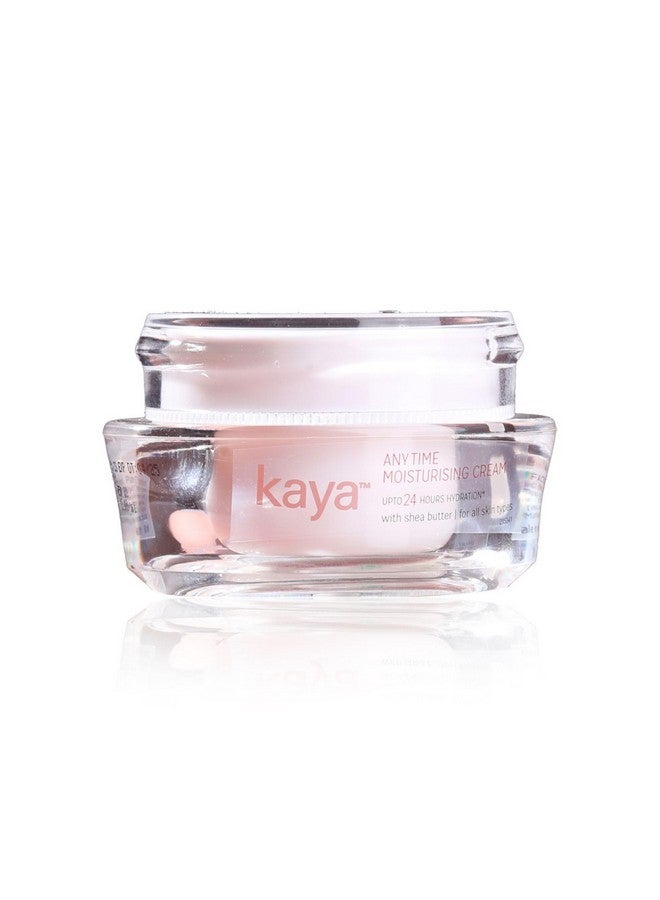 كايا كريم مرطب خفيف الوزن للاستخدام اليومي من Clinic Anytime، غني بزبدة الشيا، يدوم 24 ساعة، لجميع أنواع البشرة (50 مل) - Image 1