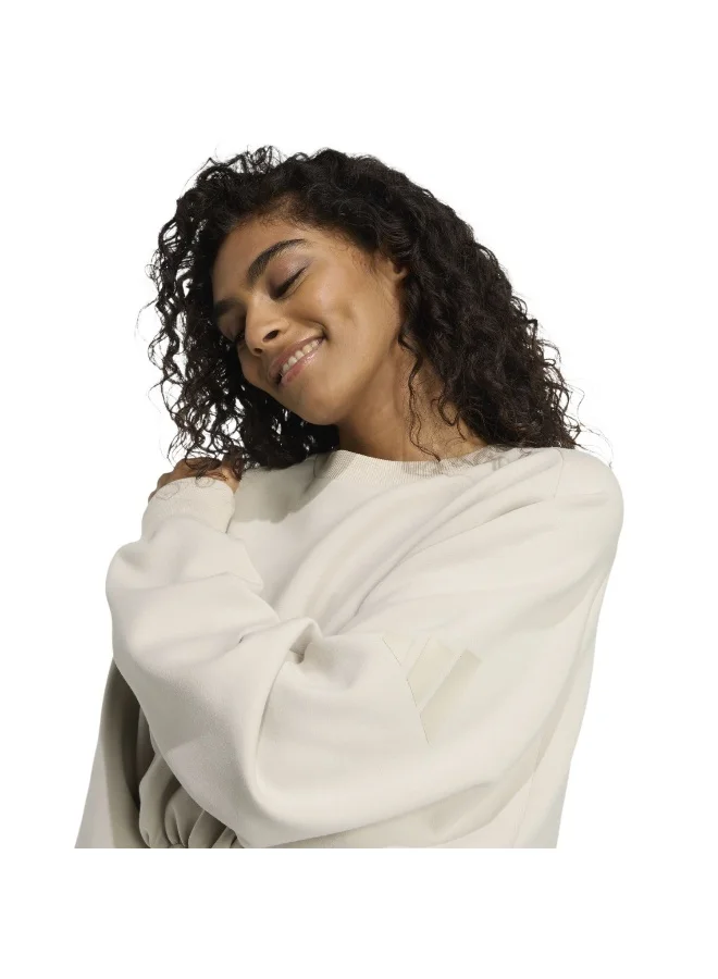 adidas W All Szn Sl Sw W Beige Not Sports Specific Sweatshirts For Women