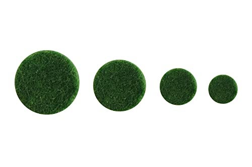 Shepherd Hardware 9423 Self-Adhesive Felt Surface Protection Pads, Assorted Sizes, 46-Count, Green - Image 3