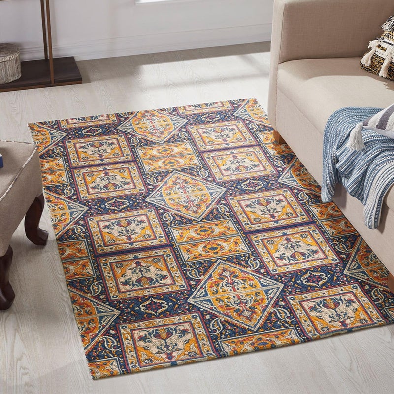 Mona B Rug 3.5 x 5.5 Feet for Kids Room | Bedroom | Living Room | Multipurpose, Pack of 1 (PR-101) - Image 1