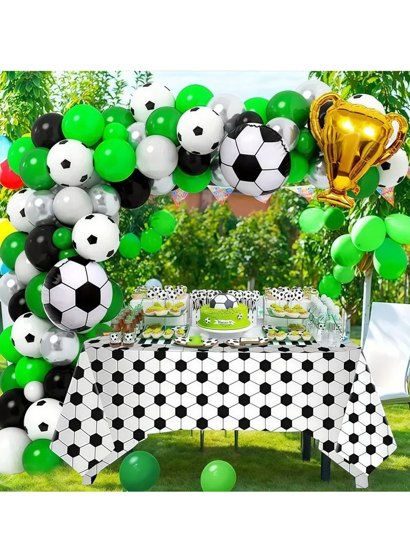 101-piece football balloon set, football trophy balloon set, birthday party decoration balloons, special event party decorations, bachelorette party backdrop decorations, party decorations, can be used indoors or outdoors (balloon pump included) - Image 3