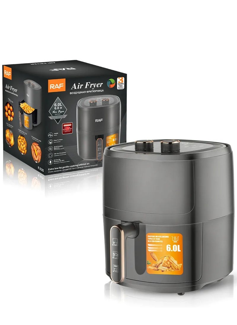 RAF - Oil-free Frying Air Fryer Power-off Memory Function Precise Time And Temperature Control Set-top LCD Panel Air Fryer - Image 1