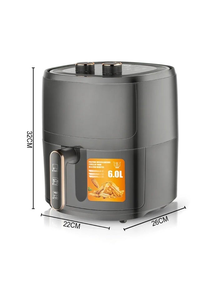 RAF - Oil-free Frying Air Fryer Power-off Memory Function Precise Time And Temperature Control Set-top LCD Panel Air Fryer - Image 1