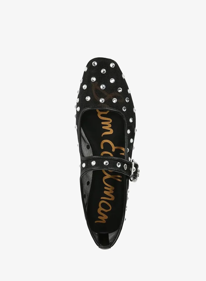 Sam Edelman BLACK Michaela Shine Mary Jane Flat for Women | Best Price UAE