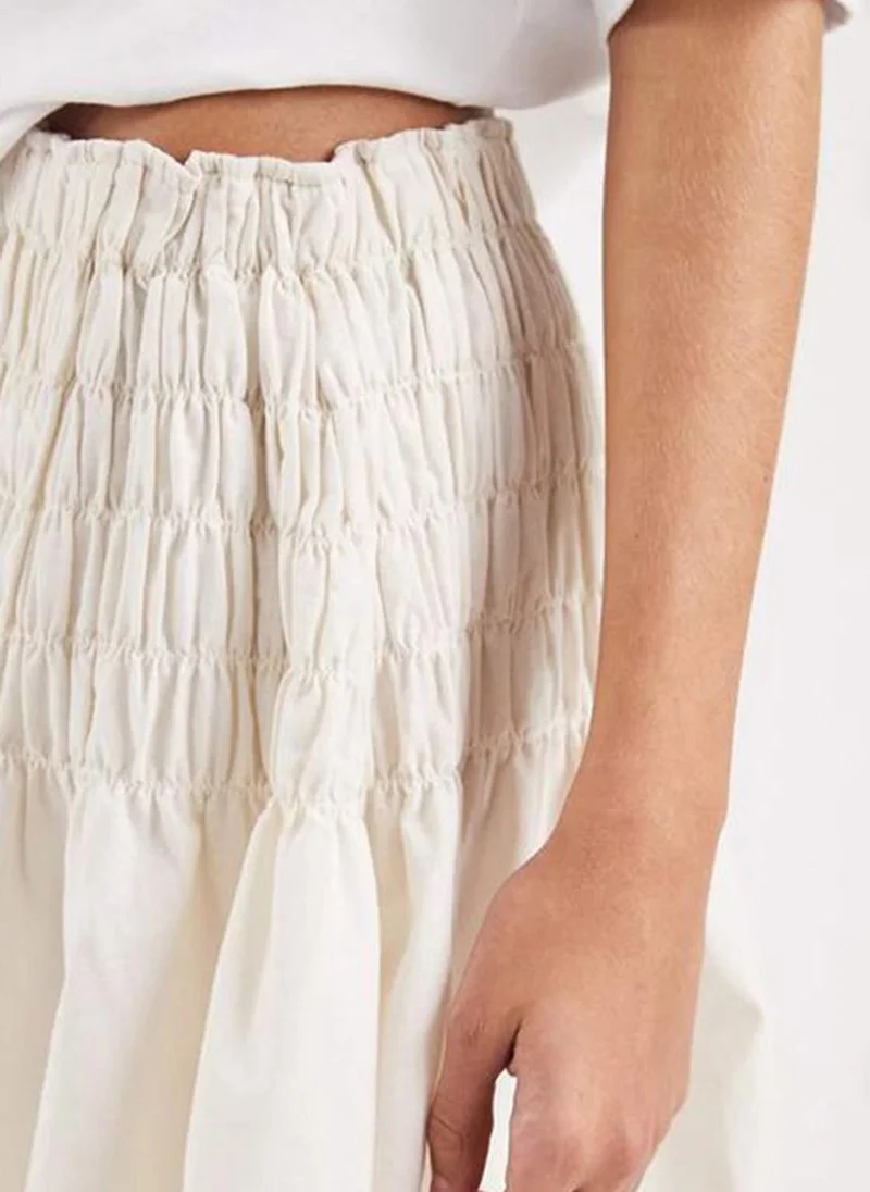 فيرو مودا Women's VMSOFIA Mid-Waist Mini Woven Skirt