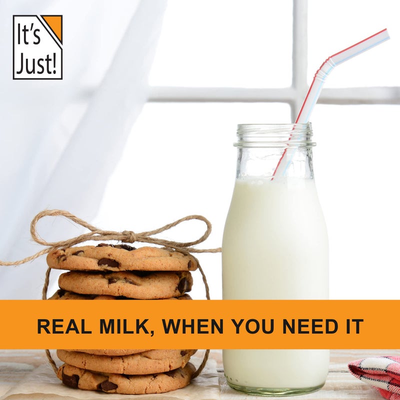 It's Just! It's Just - Whole Milk Powder, 2lbs, rBST/rBGH Hormone Free, Shelf Stable, Just Add Water, Made in USA, Dry Milk Powder, 32oz - Image 3