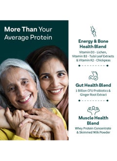 OZiva Daily Protein Activ for Women Protein Powder 120g Protein Probiotics Shatavari Energy Bone Health Hormonal Balance 300g Chocolate Pack 1  - Image 3