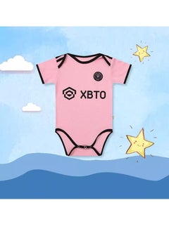 M MIAOYAN M MIAOYAN baby football uniform men and women infant jersey Argentina Messi C Rombappe jumpsuit jersey  - Image 1