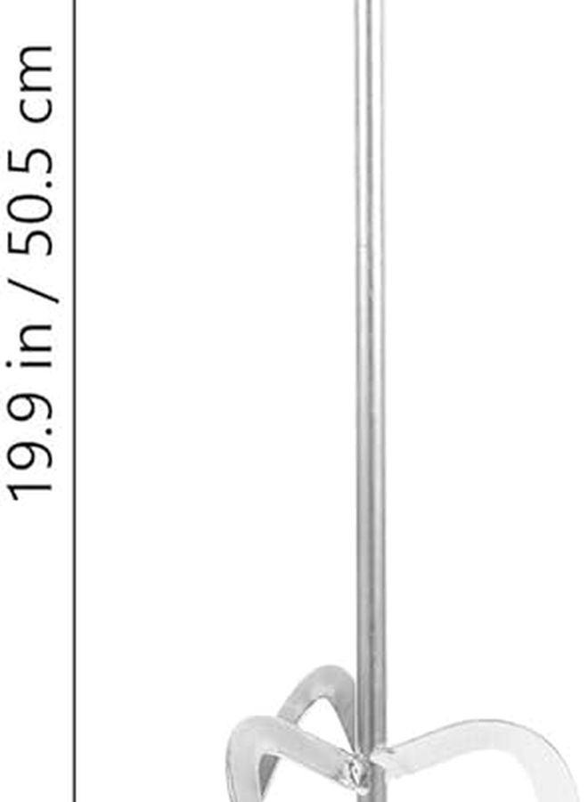 Steel Paint Mixer Drill Attachment 20 44 Inch For Standard Drills - Image 4