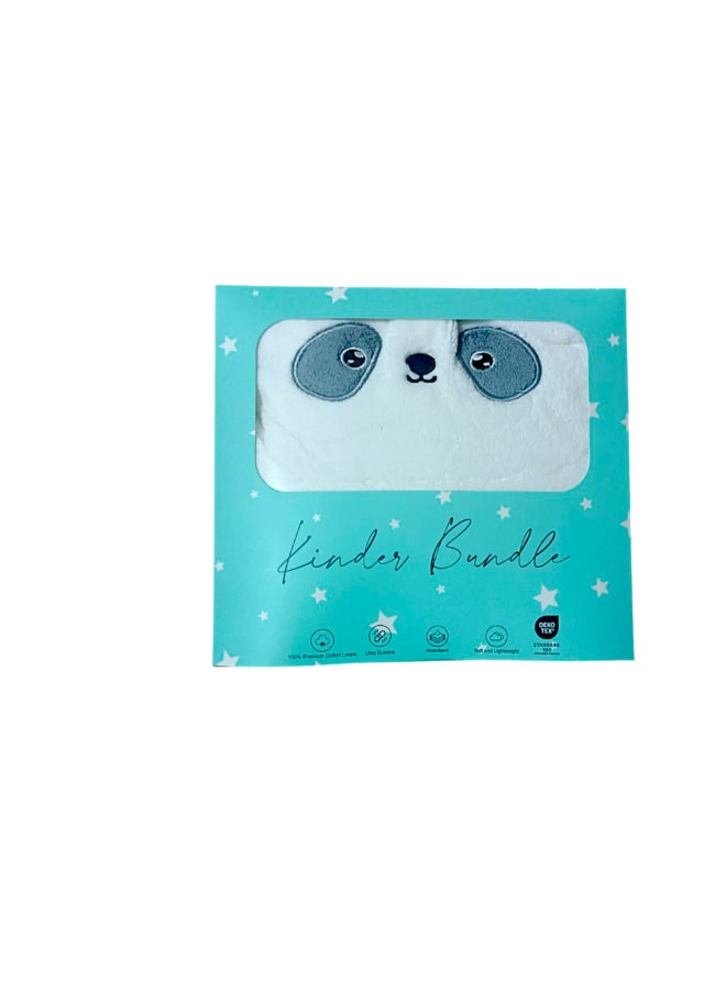 كايندر فالي منشفة على شكل عباءة بغطاء للرأس - باندا - Image 4