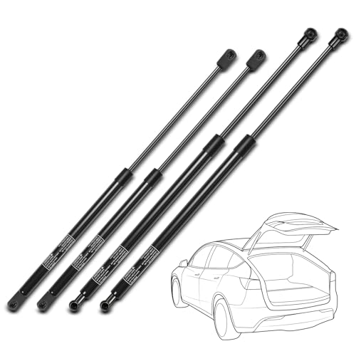 YHTAUTO 4PCS Rear Hatch Liftgate & Back Window Glass Lift Support Struts Replacement for 2007-2014 Chevy/GMC/Cadillac Models, Tahoe, Suburban 1500/2500, Yukon/Yukon XL, Escalade - Image 1