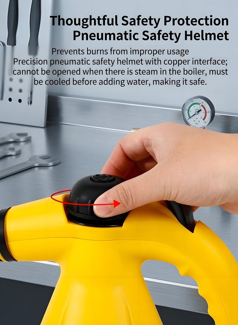 Beauenty Portable Handheld Steam Cleaner 1000W Multifunctional High Temperature Pressurized Steam Cleaning Machine with 9PCS Accessory for Kitchen Sofa Bathroom Car Window - Image 5