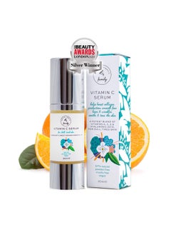 The Natural And Organic Family Vitamin C Serum for Face with Hyaluronic Acid Aloe Vera Retinol and Vitamin E  Natural Skin Care for Beautiful and Healthy Skin  Helps Dull and Tired Skin and Fine Lines 